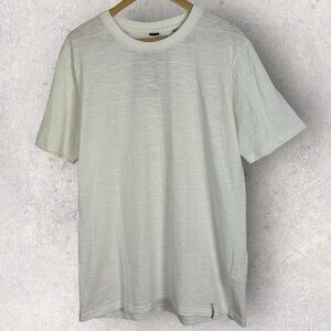 Anerkjendt Denmark White Crew Neck Short Sleeve T-Shirt Mens Size XL Tee Minimal